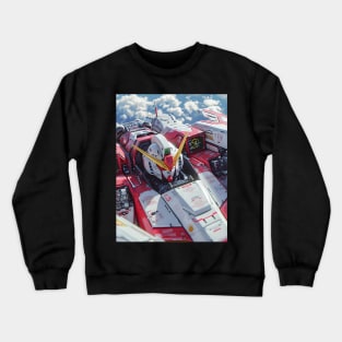 Winged Warriors: Gundam Wing, Mecha Epic, and Anime-Manga Legacy Unleashed Crewneck Sweatshirt